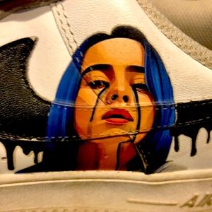 Billie Eilish Nike Women’s 9.5  Gently Pre-Loved.  Needs 2B cleaned/new Laces.
